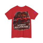 Graphic Tee — 'Worst Nightmare' Red Sports Car Streetwear T-Shirt