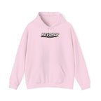 Racing Hoodie — "Speed Racing" Pink Muscle Car Graphic Pullover
