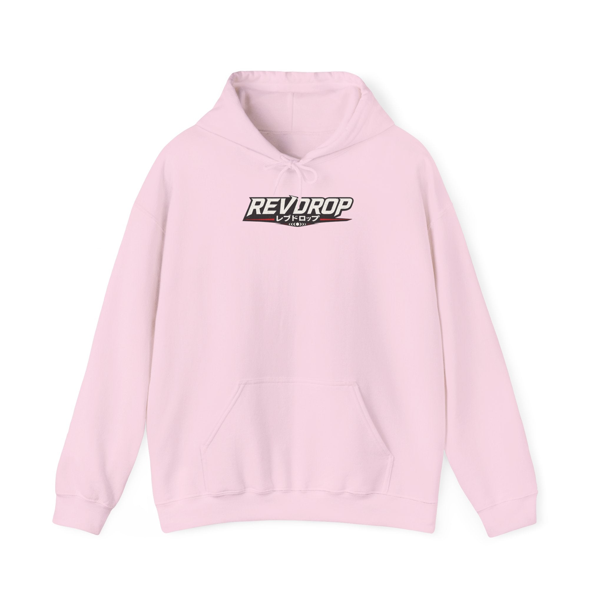 Racing Hoodie — "Speed Racing" Pink Muscle Car Graphic Pullover