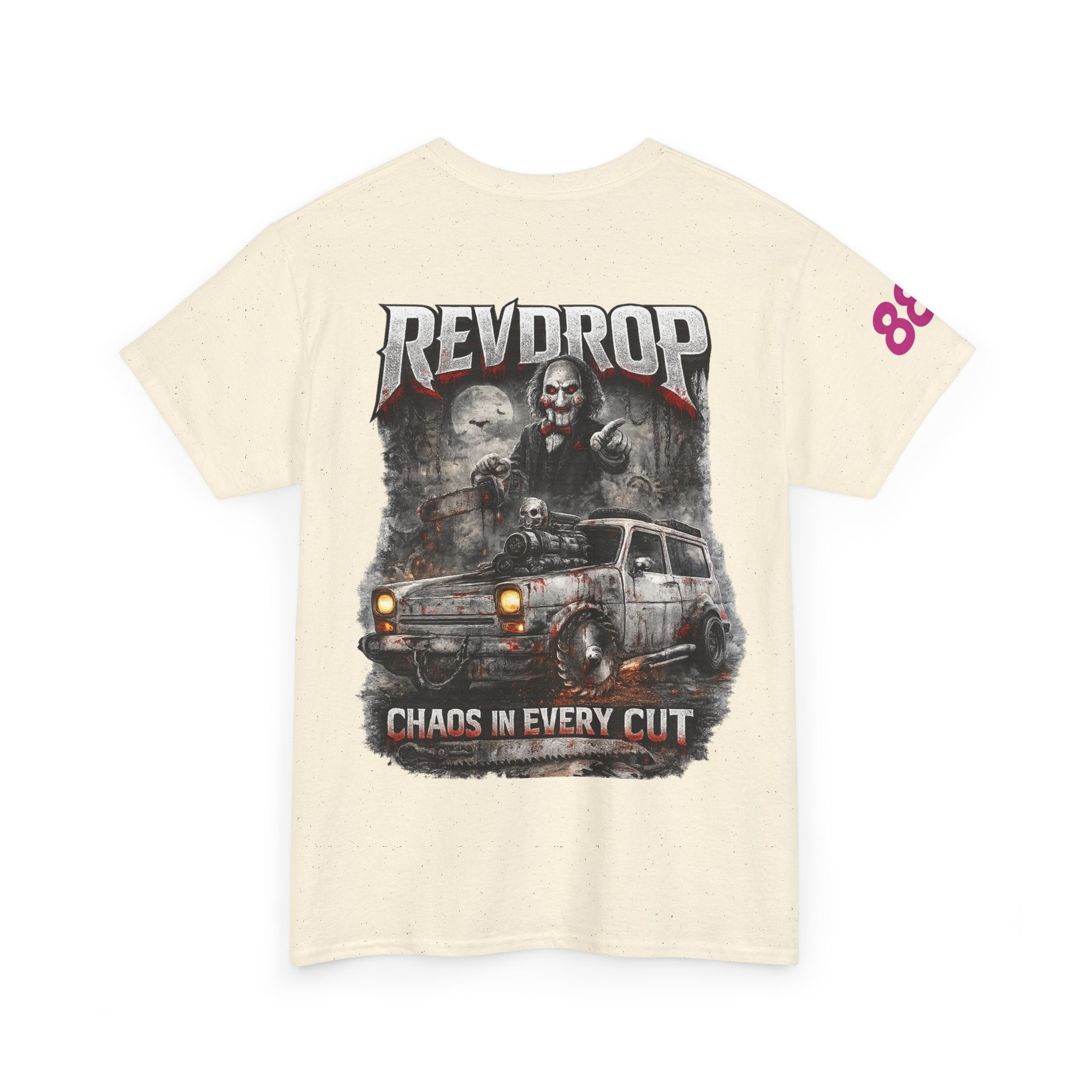 Band Tee — RevDrop “Chaos In Every Cut” Graphic T‑Shirt