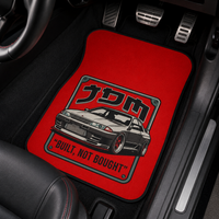 Racing Car Floor Mats — 'Built, Not Bought' JDM Skyline Front Set