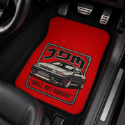 Racing Car Floor Mats — 'Built, Not Bought' JDM Skyline Front Set