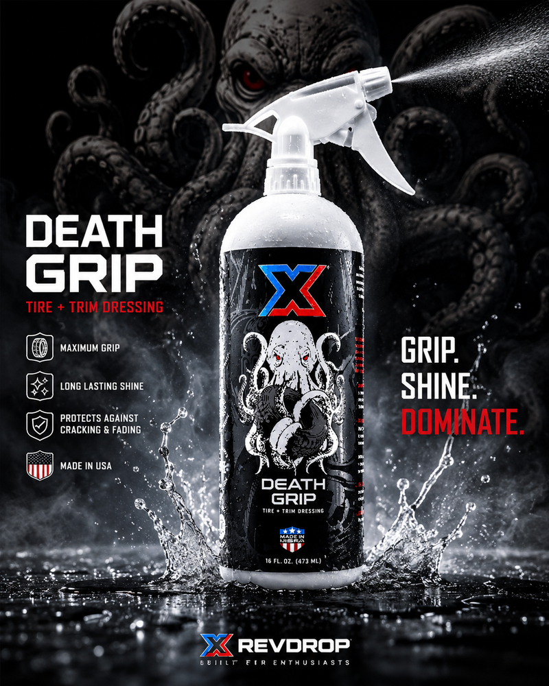 🛞 Death Grip™ Tire + Trim Dressing | Deep Black Shine & Protection