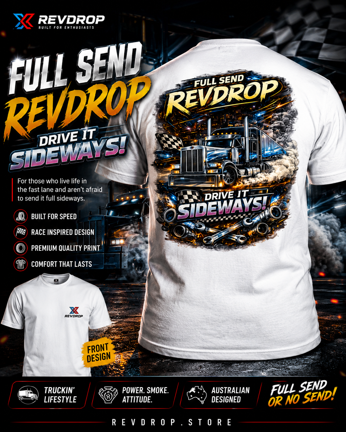 🏁 Stay Sideways™ Unisex T-Shirt | Drift Culture & JDM Apparel