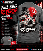 🏁 RevDrop Japanese Drift Culture T-Shirt | JDM Streetwear Tee