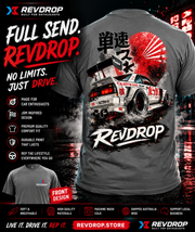 🏁 RevDrop Japanese Drift Culture T-Shirt | JDM Streetwear Tee