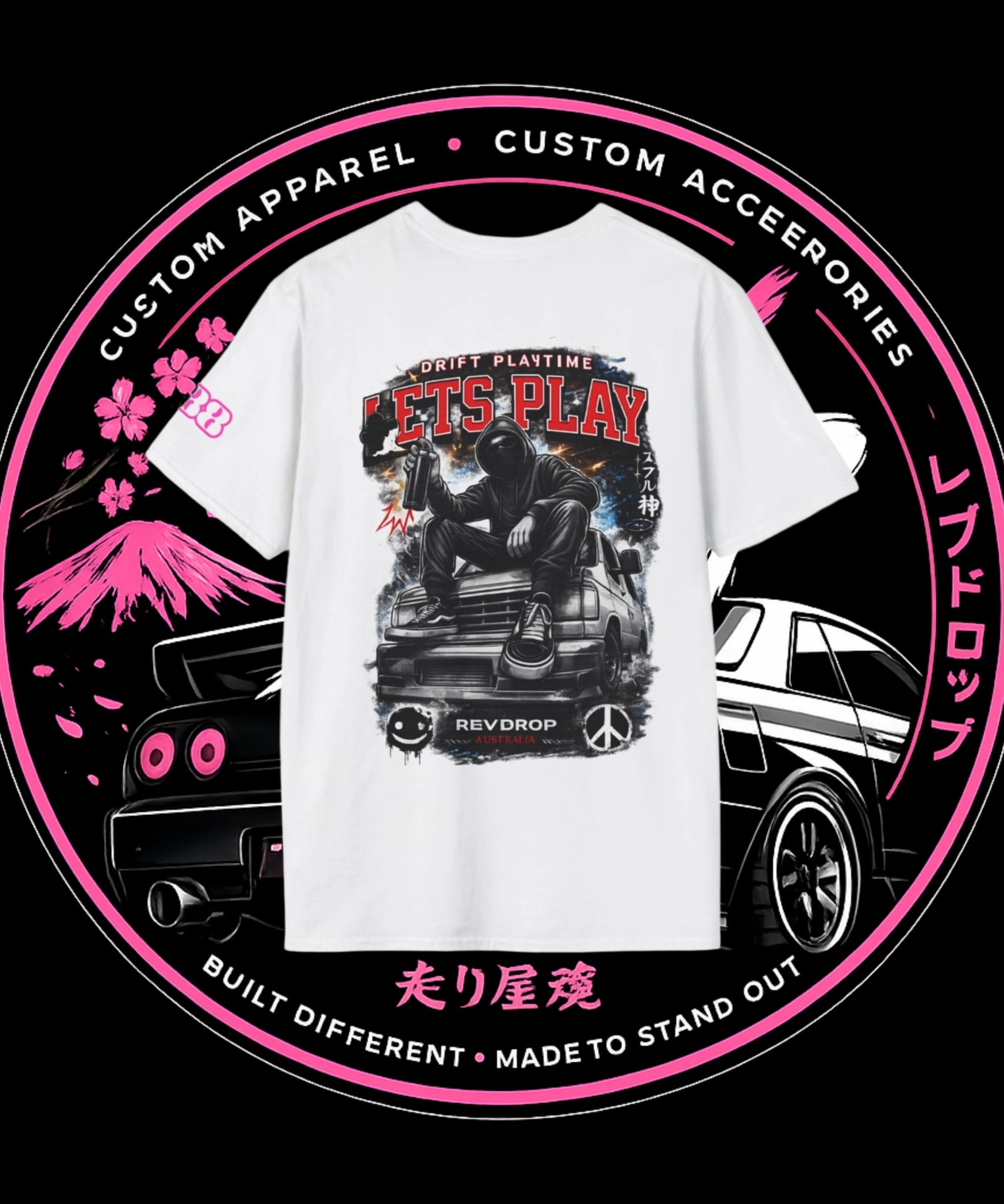 Let’s Play Drift Culture Graphic Tee