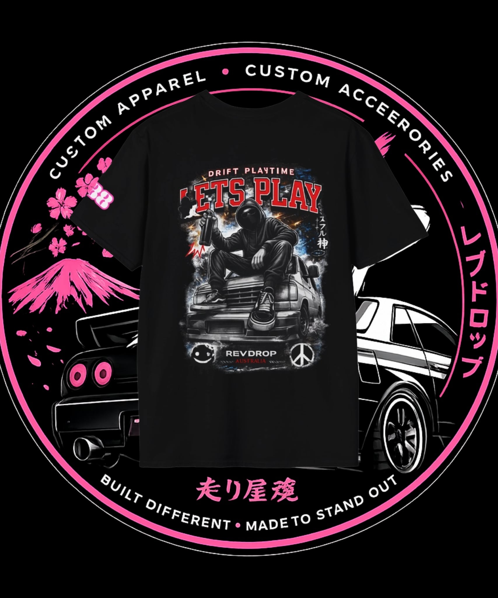 Let’s Play Drift Culture Graphic Tee
