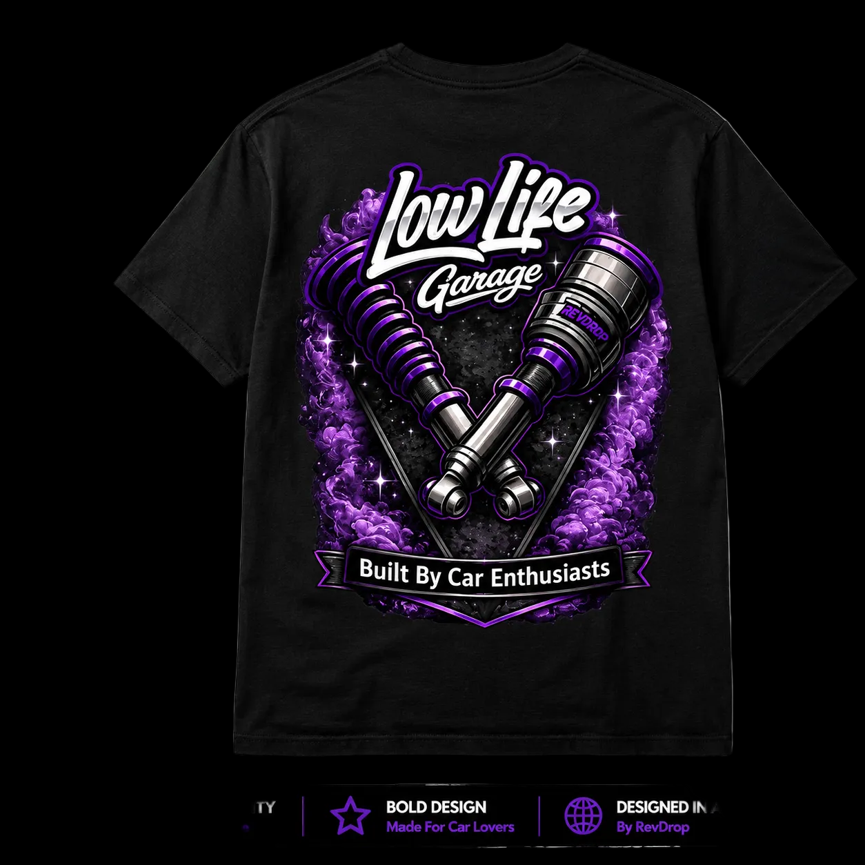 LowLife Garage stance graphic tee by RevDrop