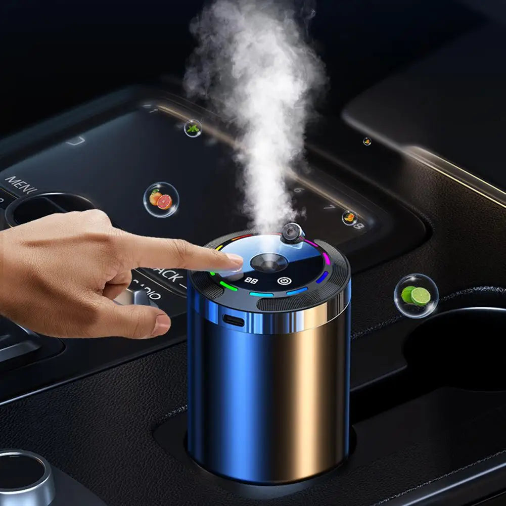 RevDrop™ Smart Car Diffuser | 5-Mode Aromatherapy Humidifier & Air Freshener
