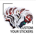 RevDrop™ Personalised Waterproof Vinyl Stickers – Custom Logo, Business, Laptop & Car Decals
