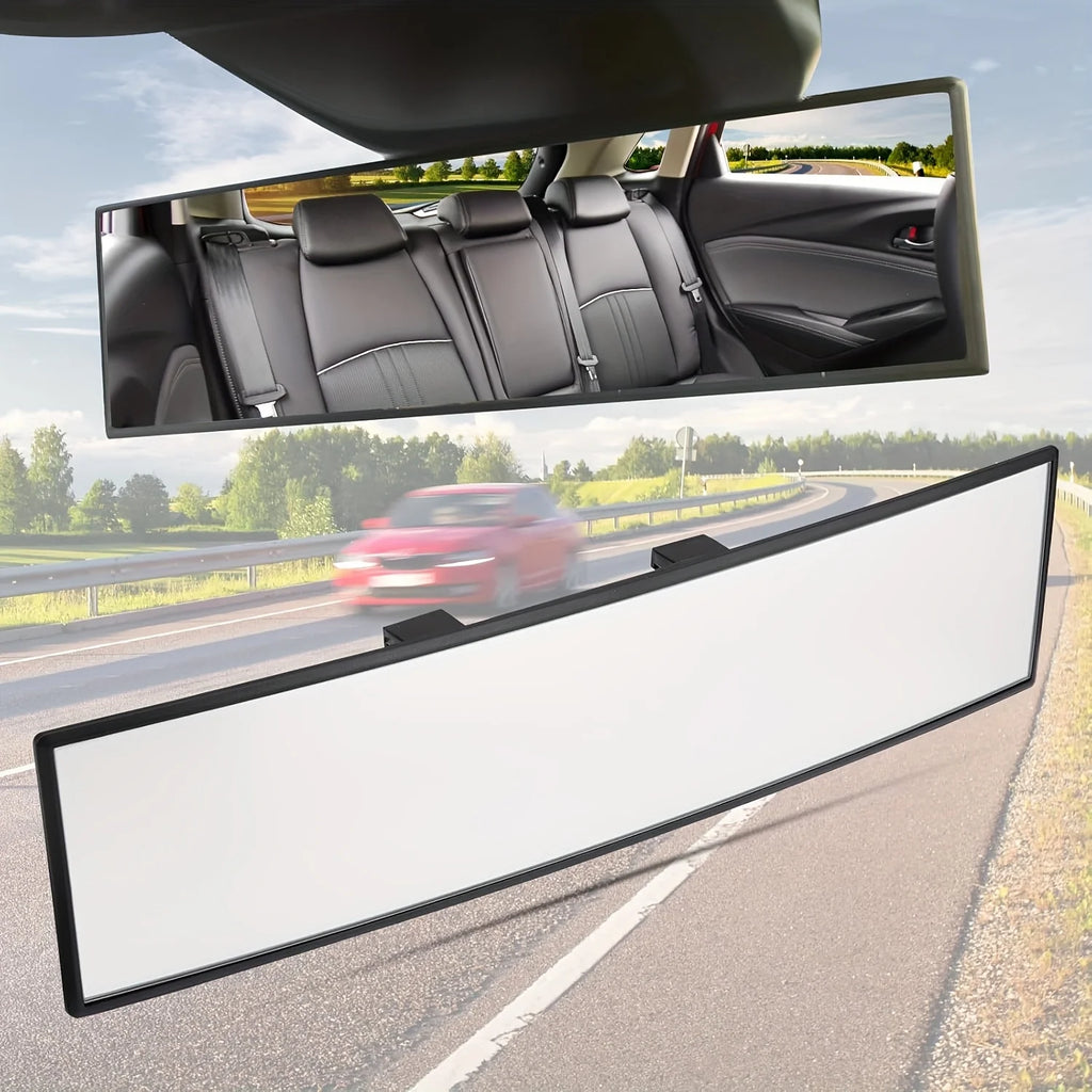 RevDrop™ Panoramic Rear View Mirror – Wide Angle Anti-Glare JDM Mirror Extender