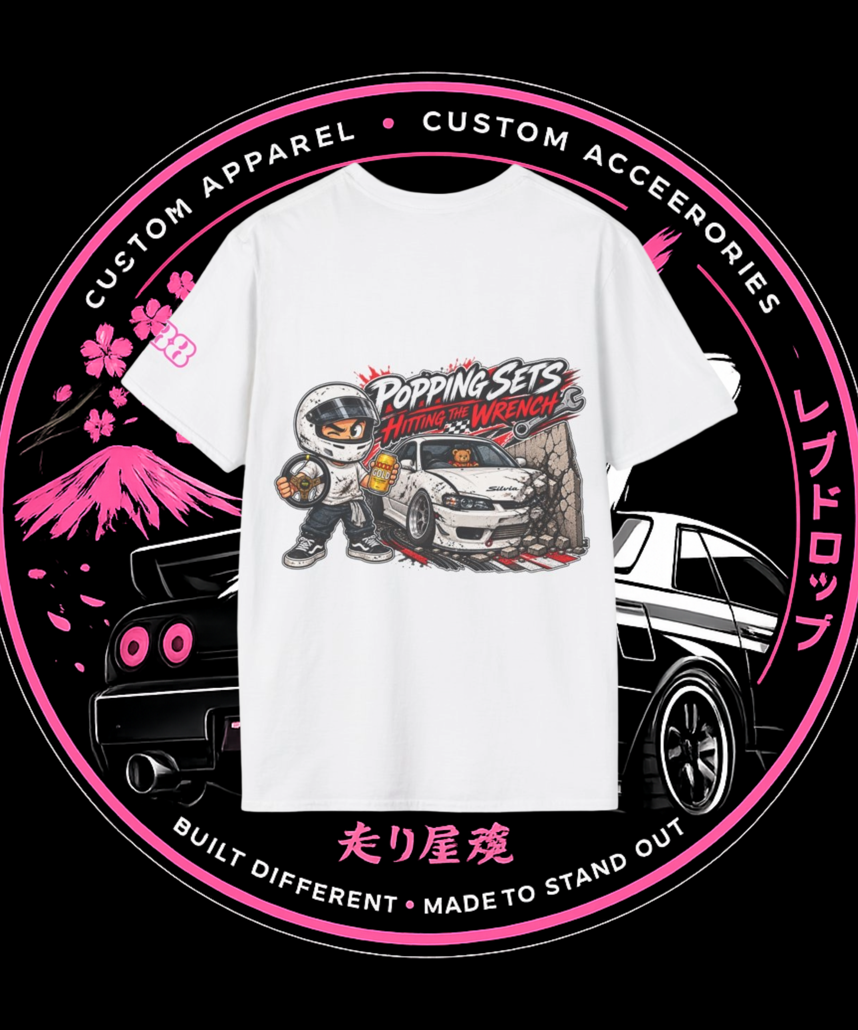 Popping Sets Hitting the Wrench Limited Drop Graphic Tee
