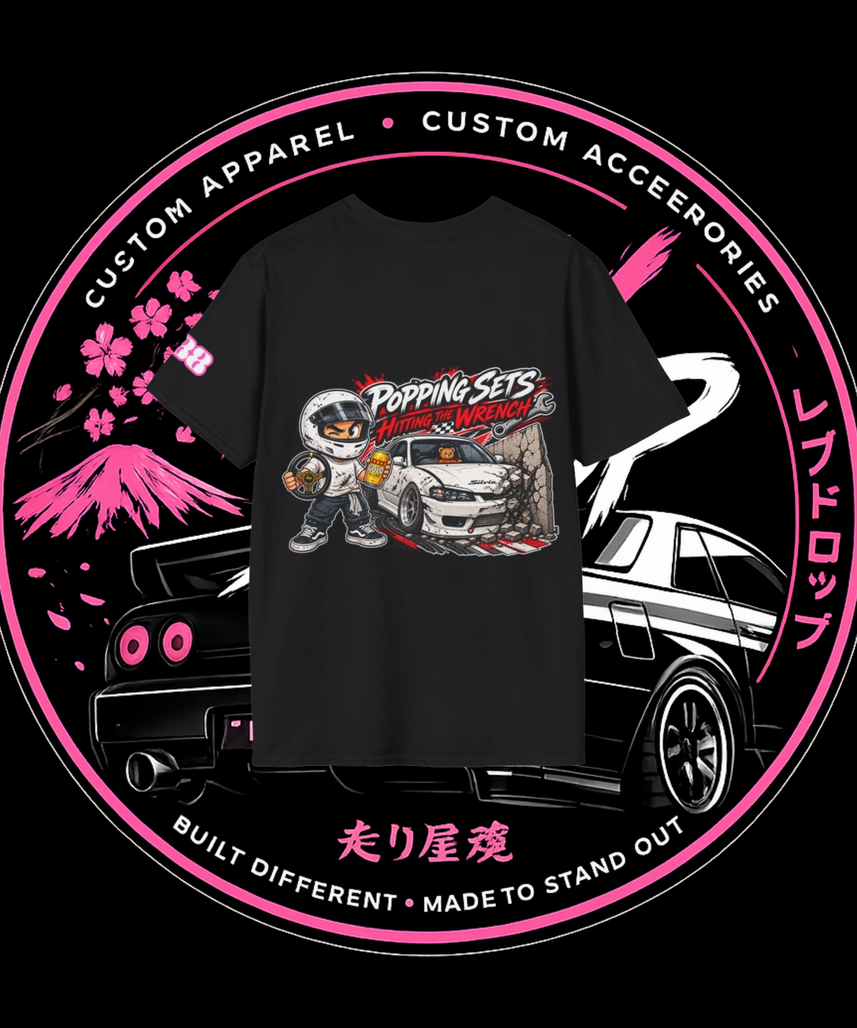 Popping Sets Hitting the Wrench Limited Drop Graphic Tee