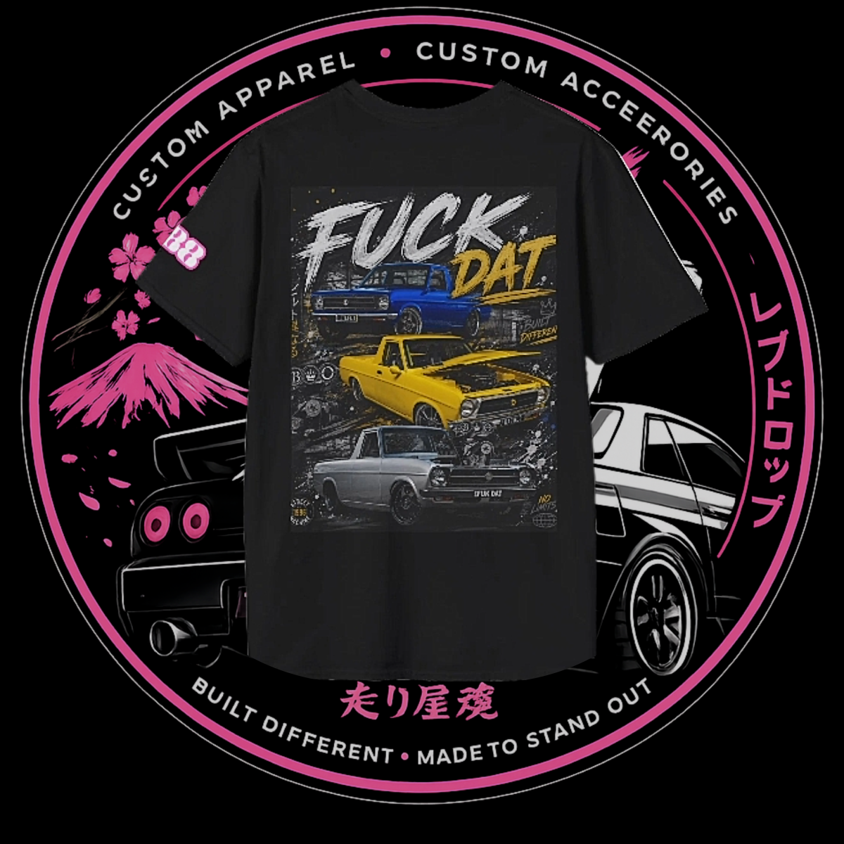 FUCK DAT Street Machine Graphic Tee
