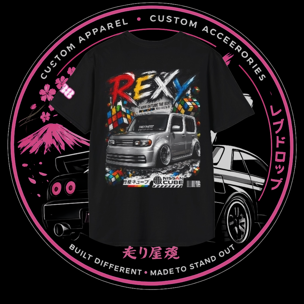 Think Outside the Box Cube Graphic Tee