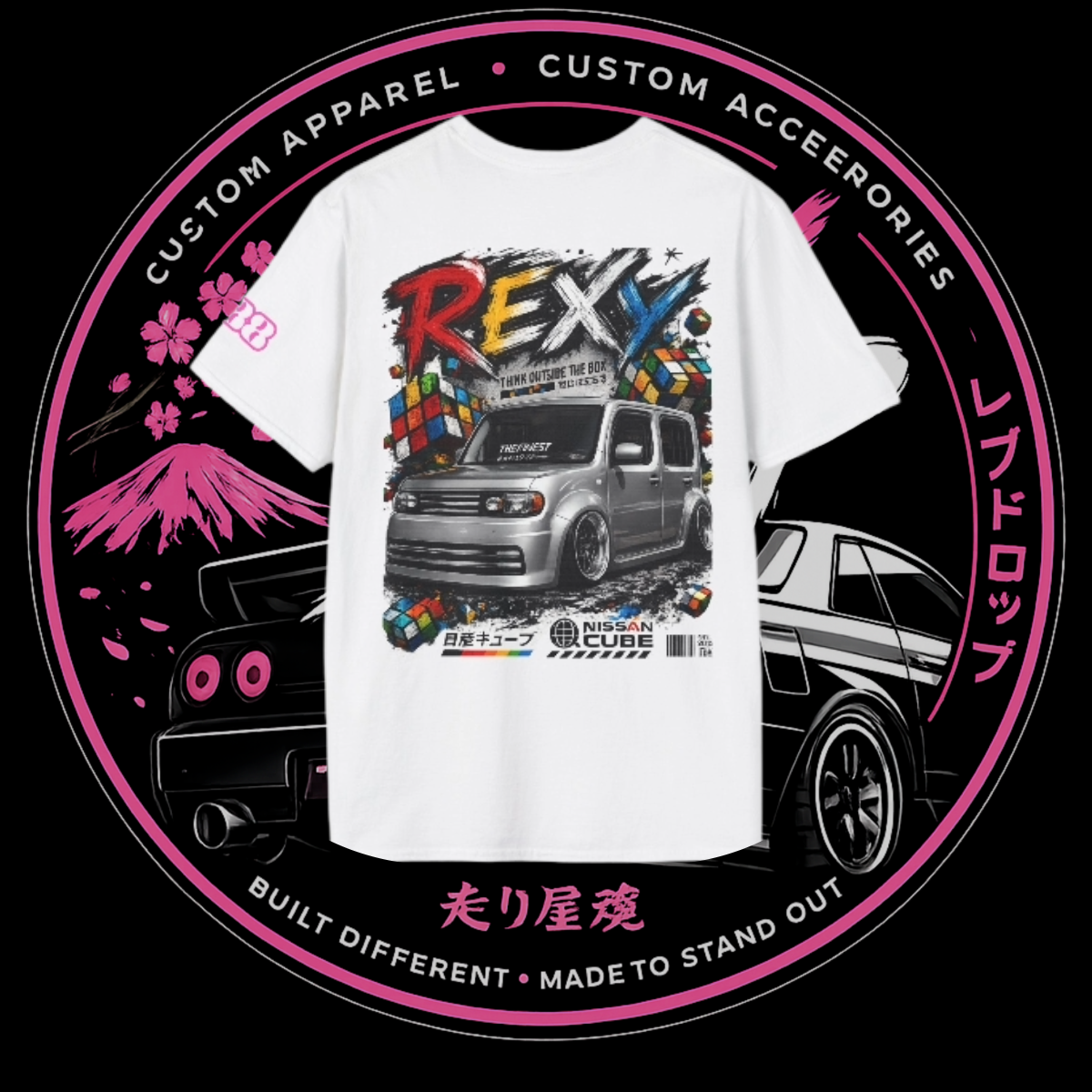 Think Outside the Box Cube Graphic Tee