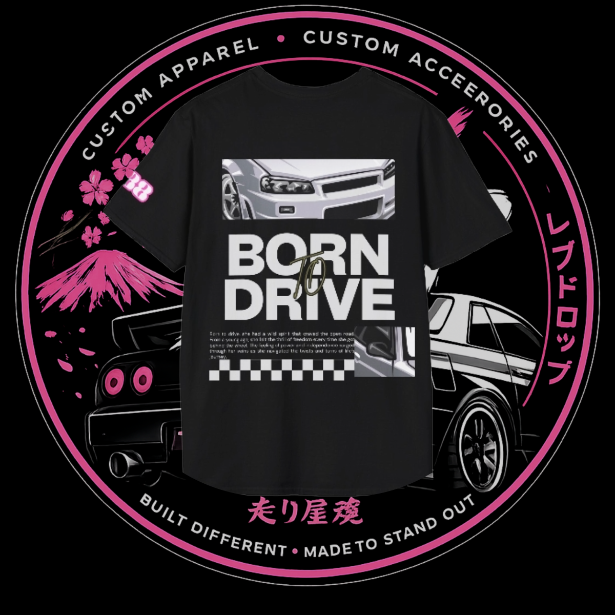 Born to Drive JDM Graphic Tee