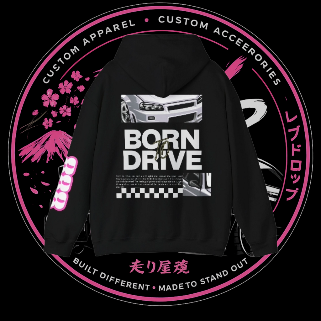 Born to Drive JDM Graphic Hoodie