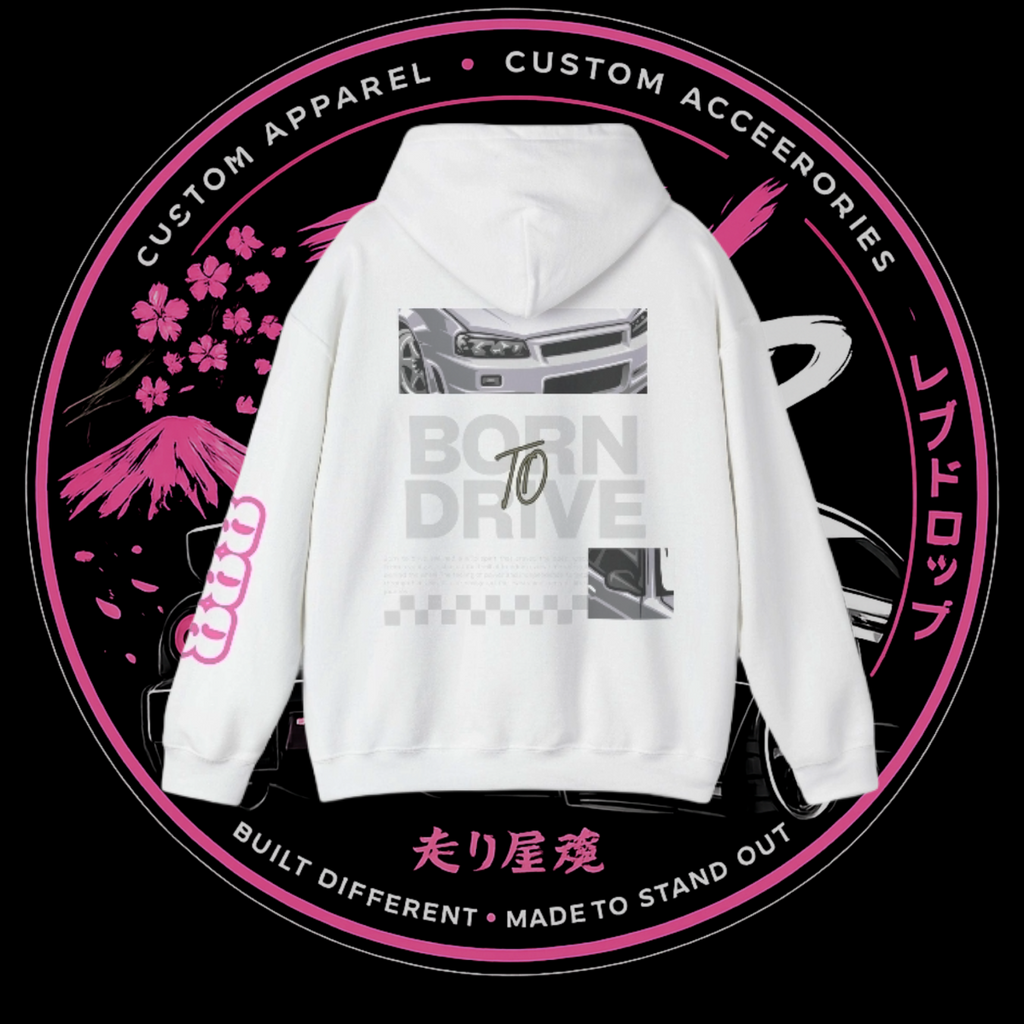 Born to Drive JDM Graphic Hoodie