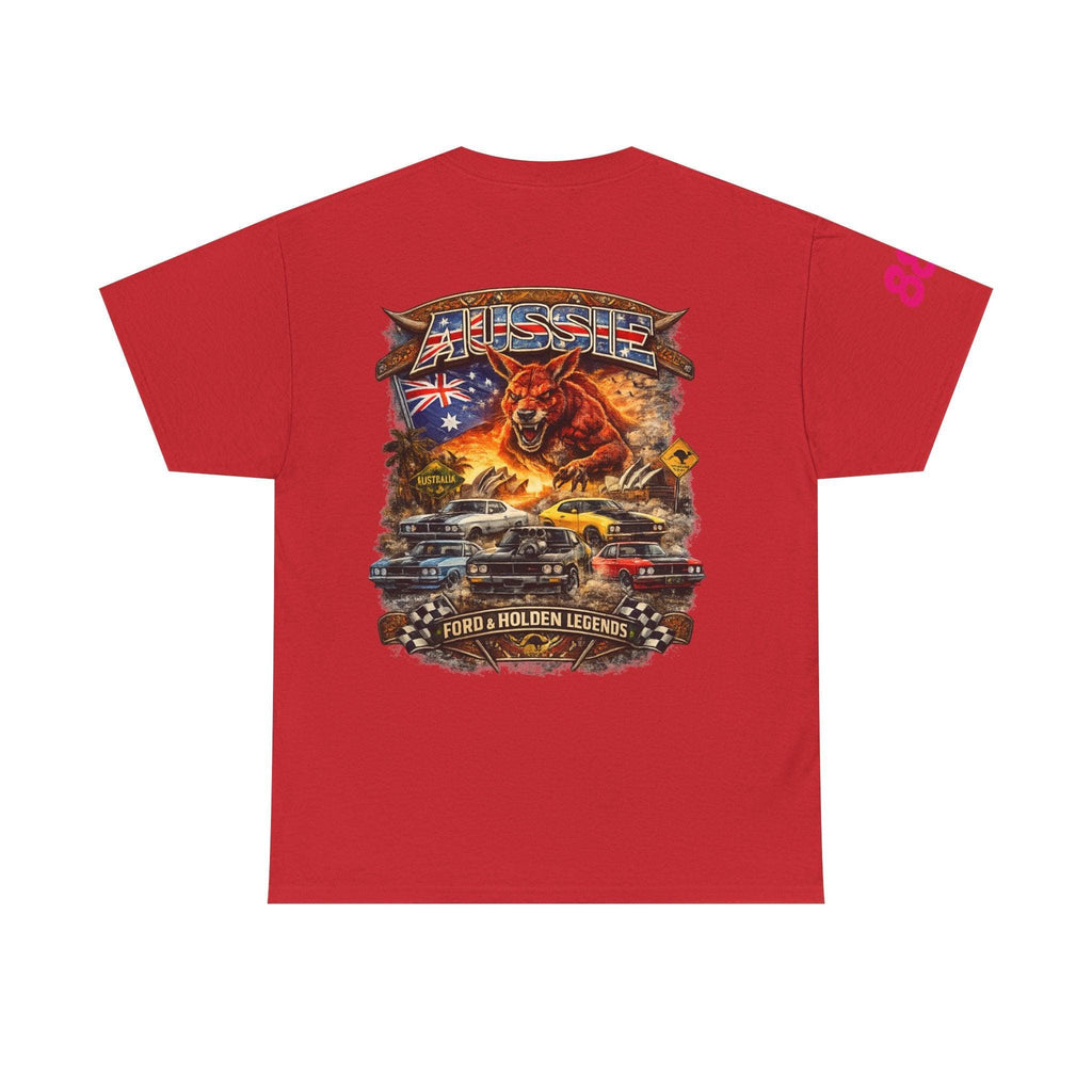 REVDROP Aussie V8 Muscle Car Graphic T-Shirt | Ford & Holden Legends Streetwear Tee